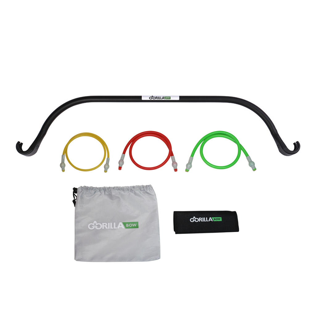 Gorilla Bow Lite Lightweight Resistance Bands Set Bar